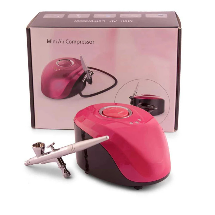 دستگاه ایربراش ناخن مخزن بزرگ /سه حالته/طرح تخم مرغی/ مدل BT-19