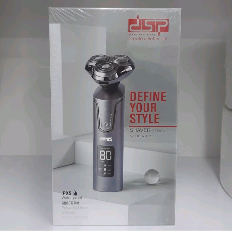 ماشین اصلاح دی اس پی مدل DSP-60112 ضد آب با برش چرخشی