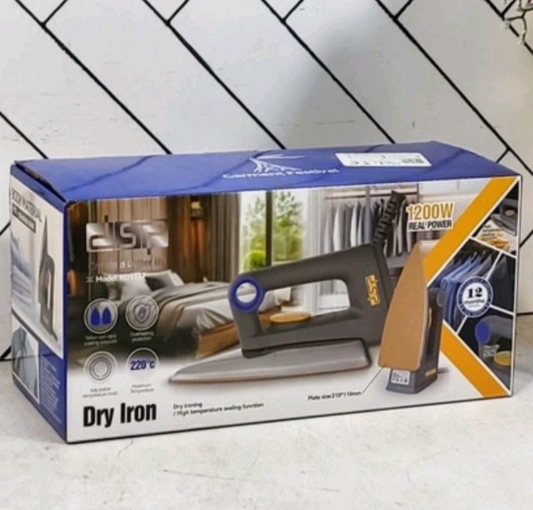 اتو لباس سنگی دی اس پی مدل KD1177 توان ۱۲۰۰ وات