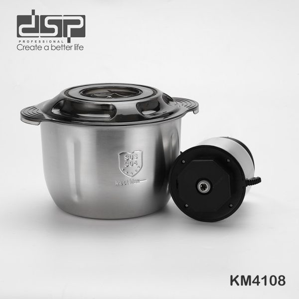 خردکن کاسه استیل دی اس پی- ظرفیت 5 لیتری مدل DSP KM4108
